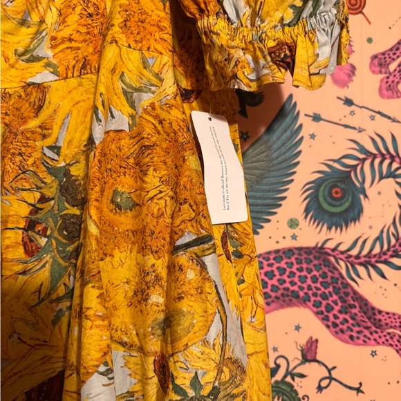 Selkie Tea Rose Sunflowers Dress - Picture 8 of 8